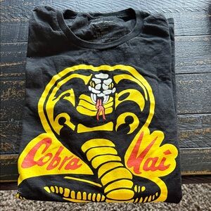 Cobra Kai Black Short Sleeve Graphic Tee